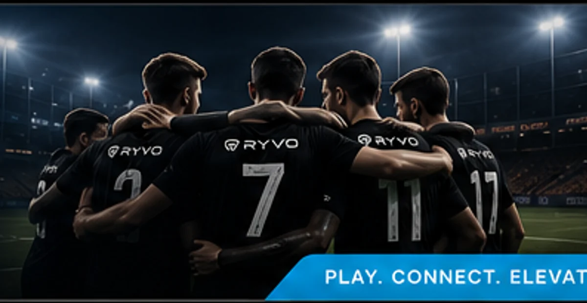 Equipa RYVO reunida antes de um jogo
